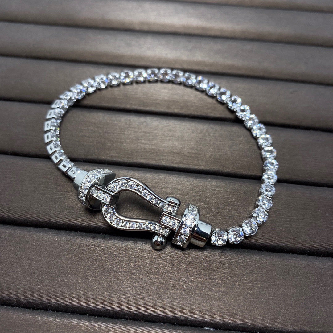 Miro FORCE HORSESHOE DIAMOND TENNIS BRACELET