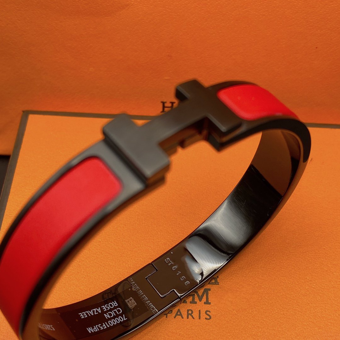 Miro CLIC HM SO BLACK RED BRACELET