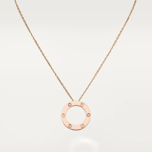 Miro LOVE NECKLACE 16MM 3 DIAMONDS