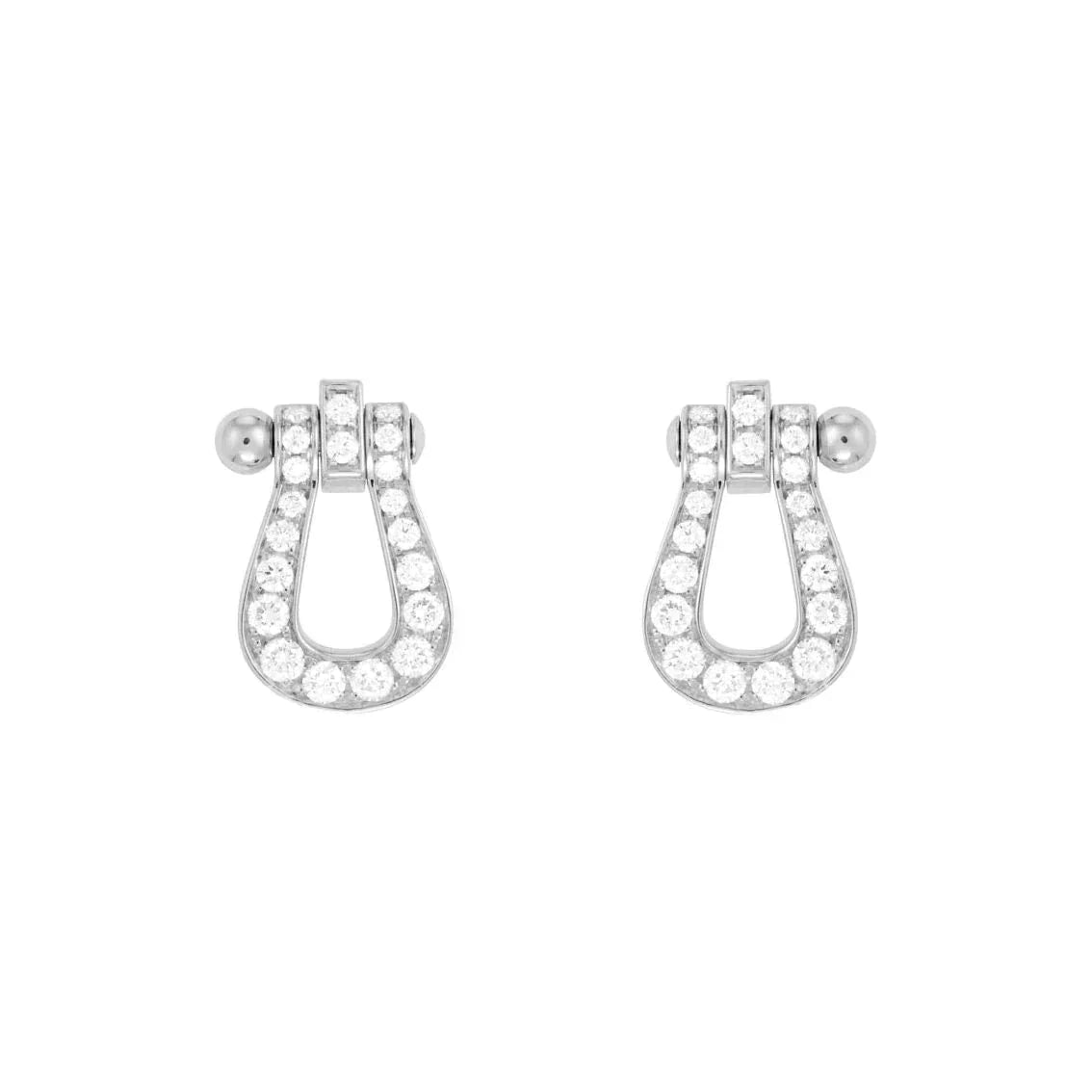 Miro FORCE 10 FULL DIAMOND STUD EARRINGS MINI MODEL