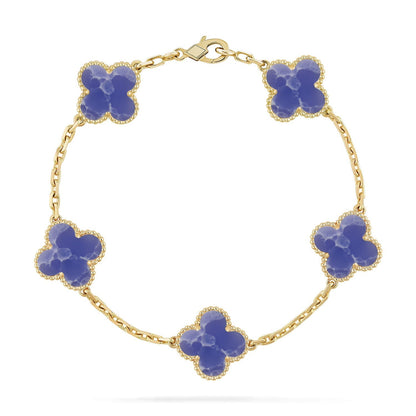 [Miro ]New CLOVER 5 MOTIF BLUE VEINS BRACELET COLLECTION