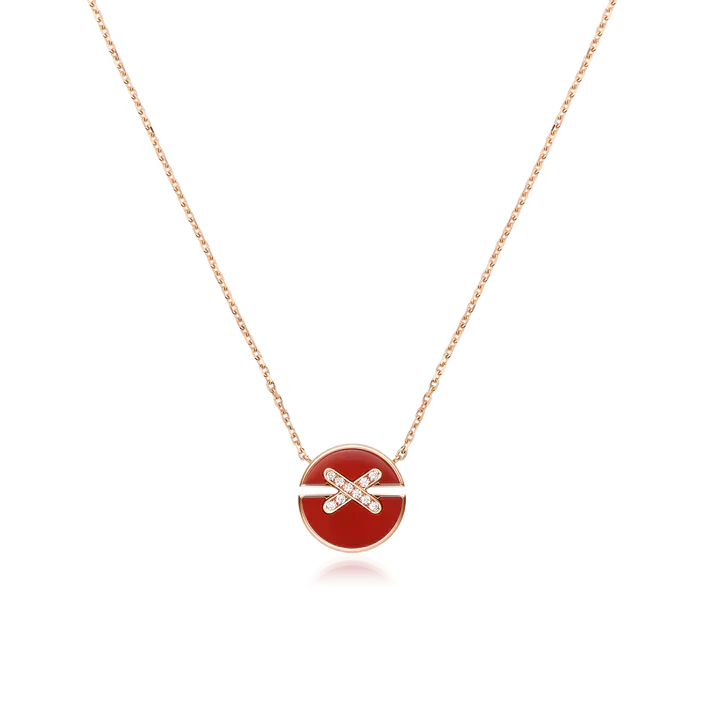 Miro JEUX DE ROSE GOLD DIAMOND NECKLACE