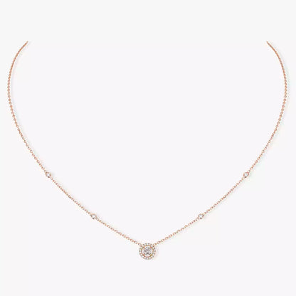 [Miro ]Diamond Necklace 0,20ct Brilliant Shape Joy