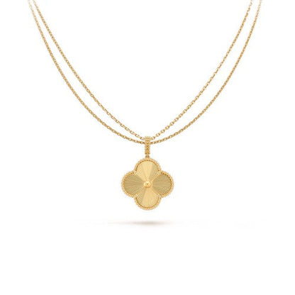 Miro CLOVER 25MM PEDANT NECKLACE GOLD