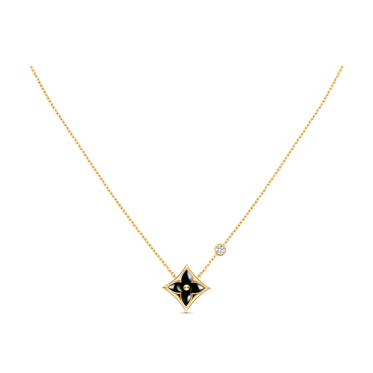 Miro STAR BLACK MOP NECKLACE