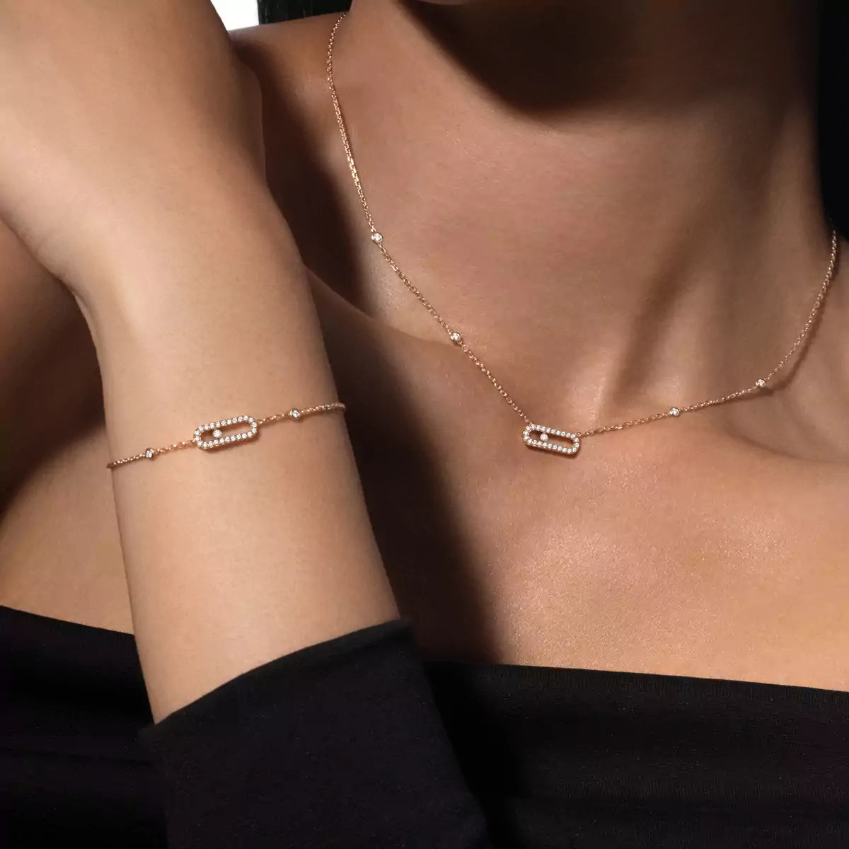 [Miro ]Diamond Necklace Move Uno