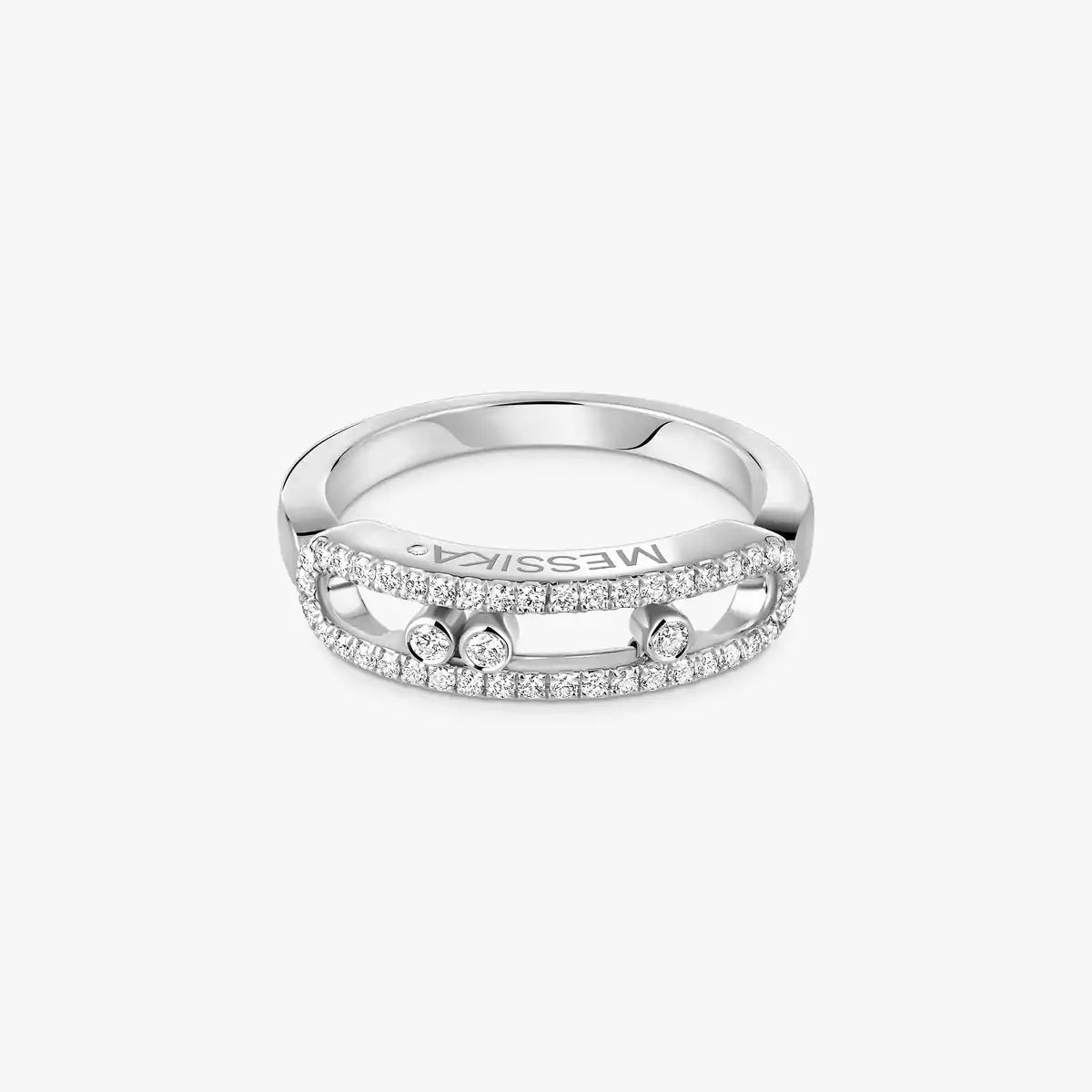 [Miro ] Baby Move Gold Diamond Pave_ Ring
