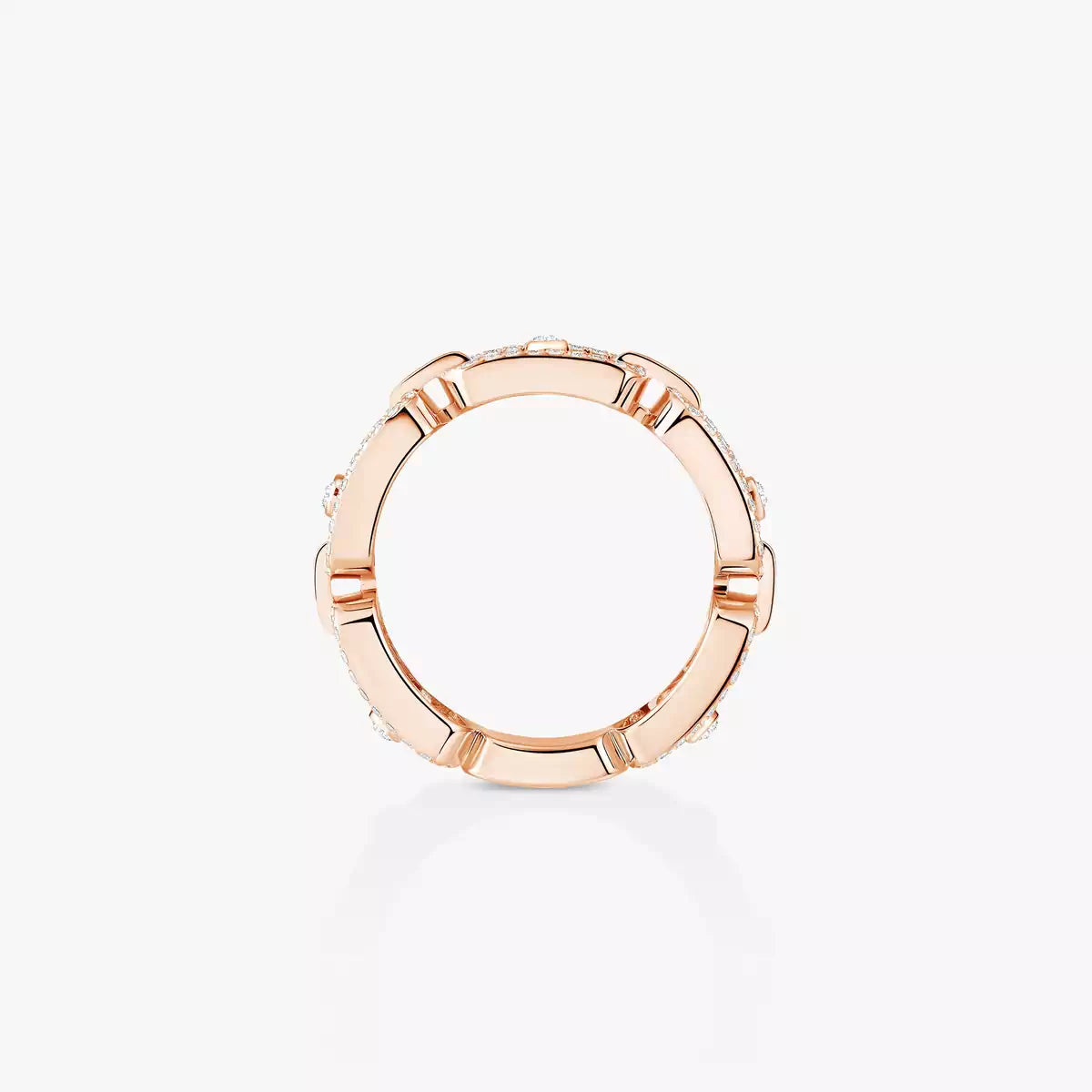 [Miro ]Move Link Pave_-Set Diamond Ring in Gold