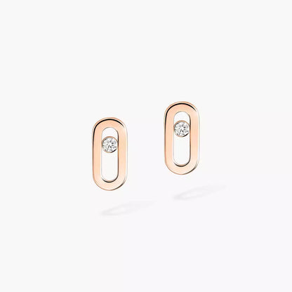 [Miro ]Move Uno Diamond Stud Earrings