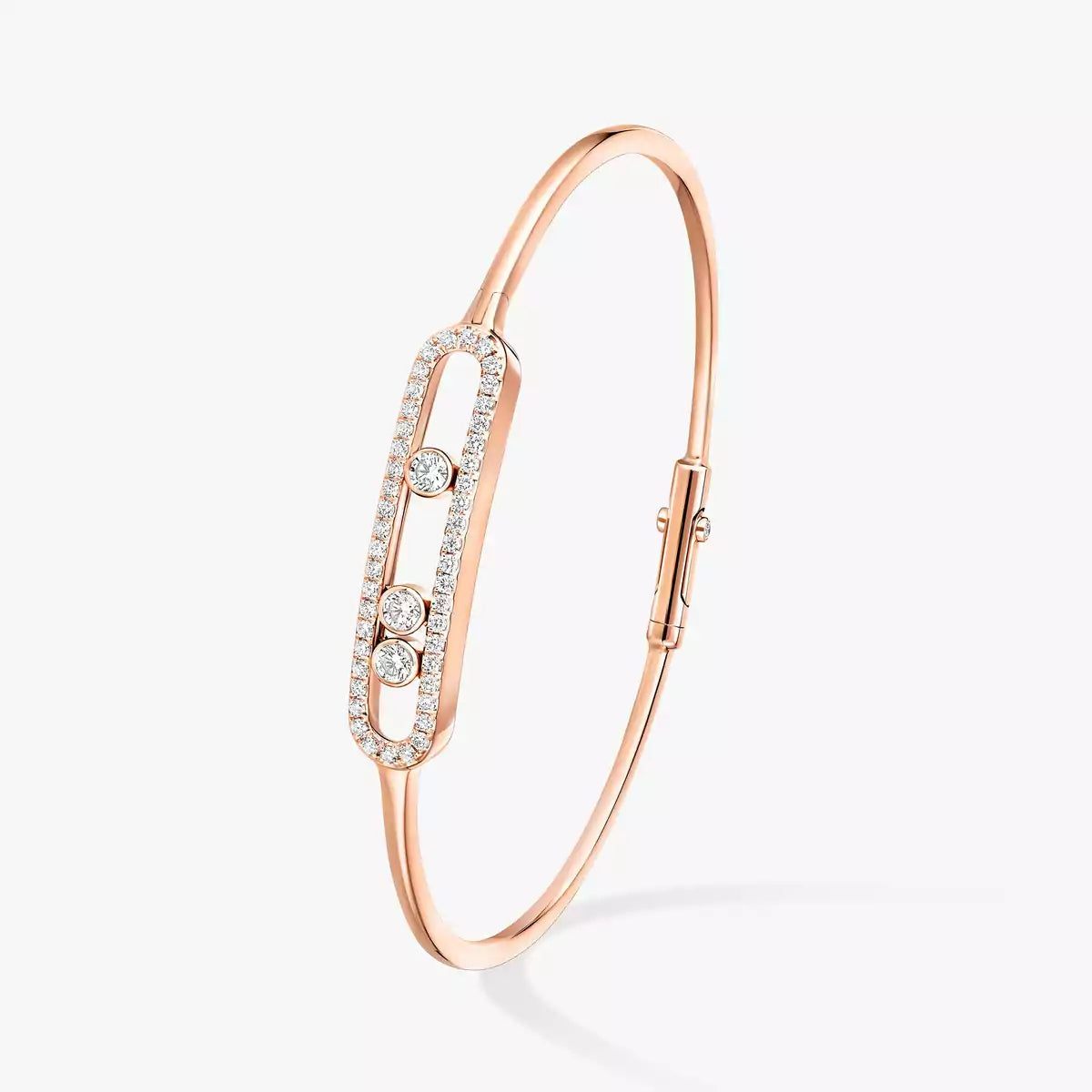 [Miro ]Move Pavé Diamond Bangle Bracelet M