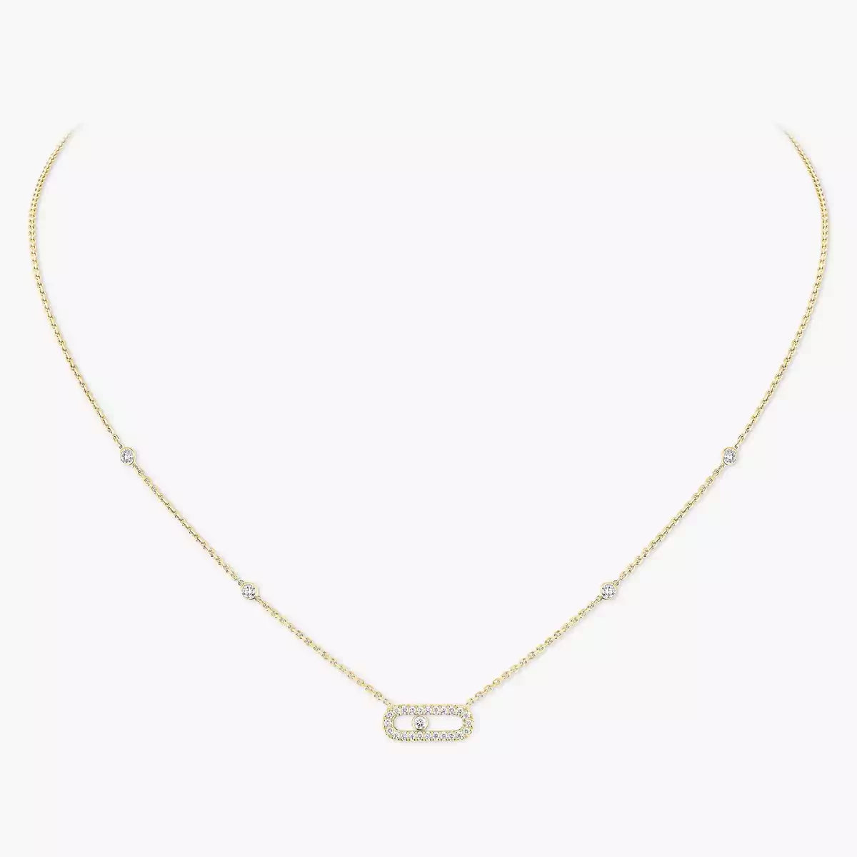 [Miro ]Diamond Necklace Move Uno