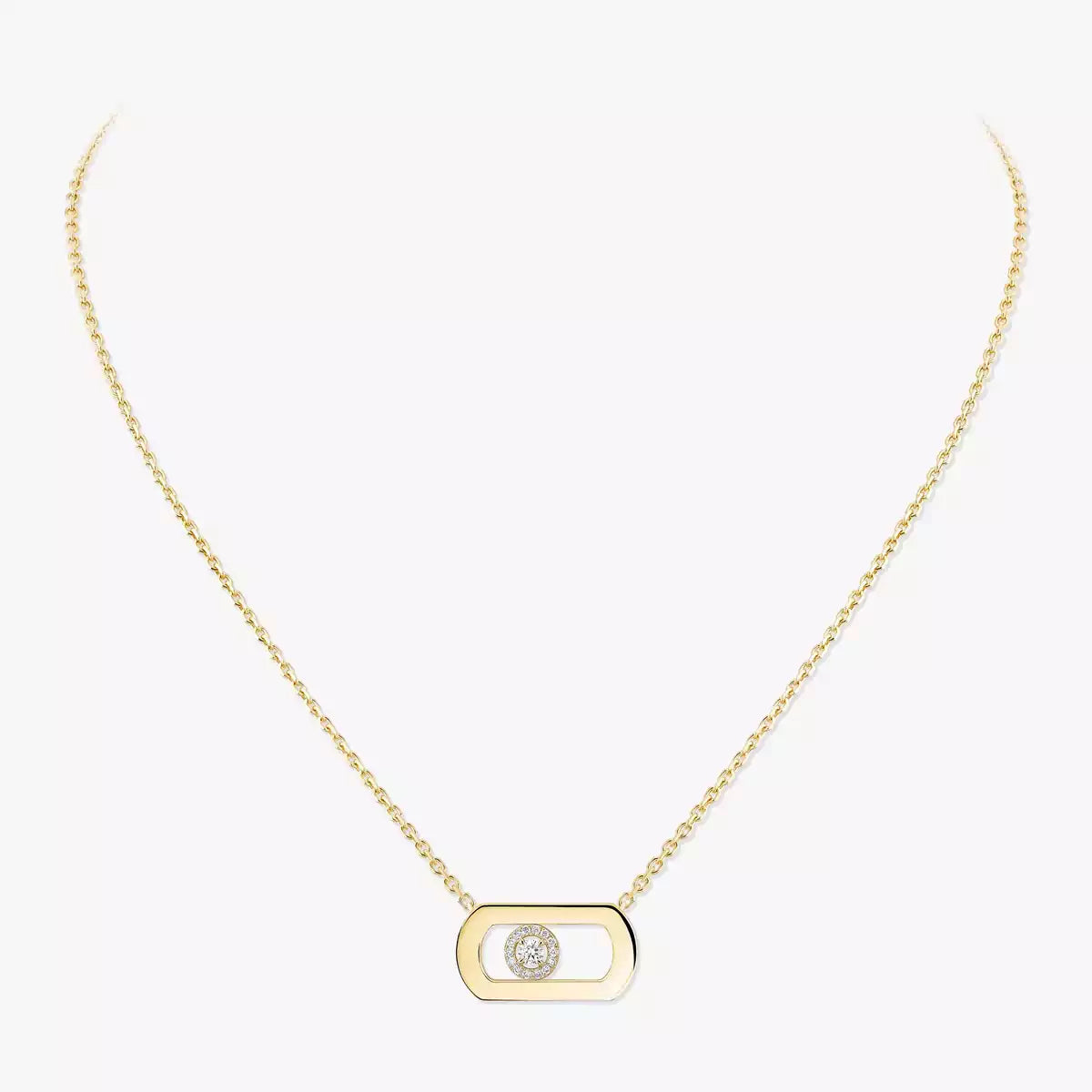 [Miro ]So Move Diamond Necklace in Gold