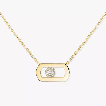 [Miro ]So Move Diamond Necklace in Gold