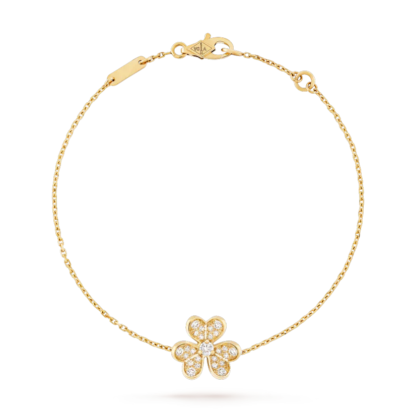 Miro FRIVOLE GOLD FLOWER DIAMOND BRACELET